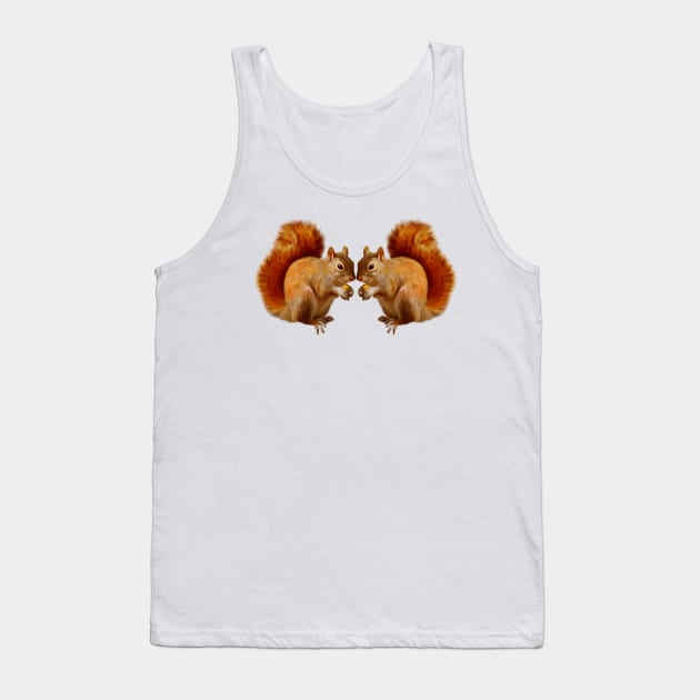 Chipmunk Lover Tank Top by HobbyAndArt